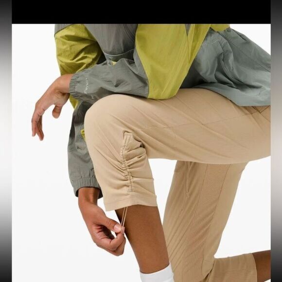 Lululemon Beyond the Studio Cropped Pants Trench Tan / 12 - Picture 2 of 7